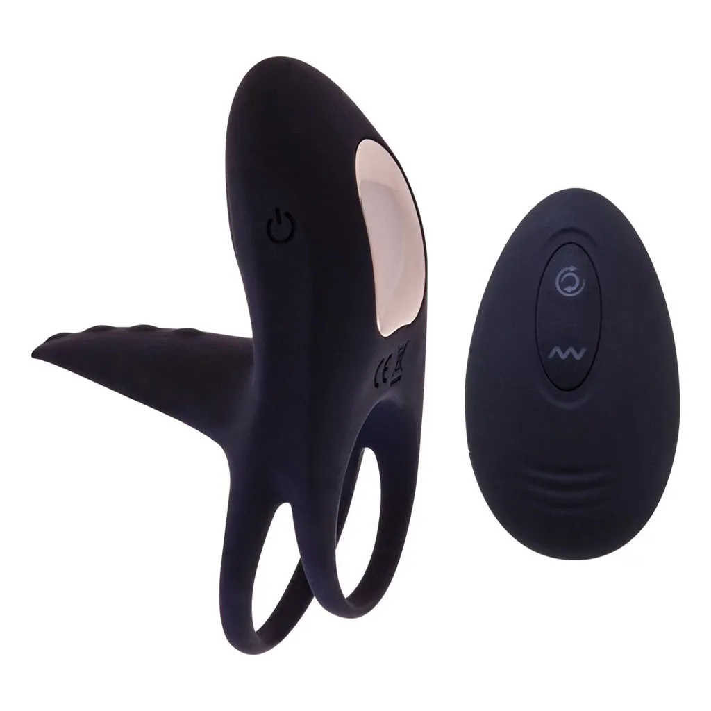 S Pleasures – Avalanche Dubbele Vibrerende Cockring met Afstandsbediening