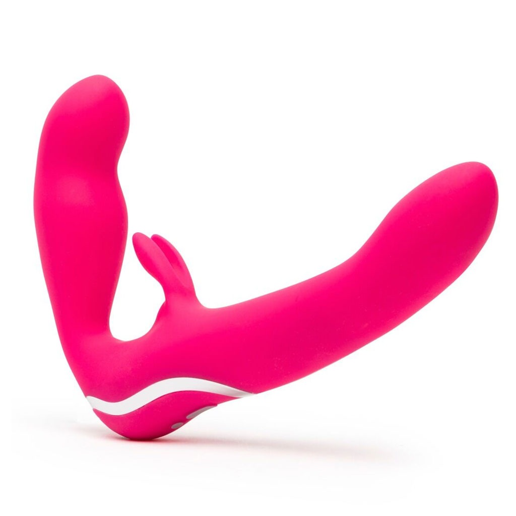 Happy Rabbit – Strapless Strap-On Vibrator Roze