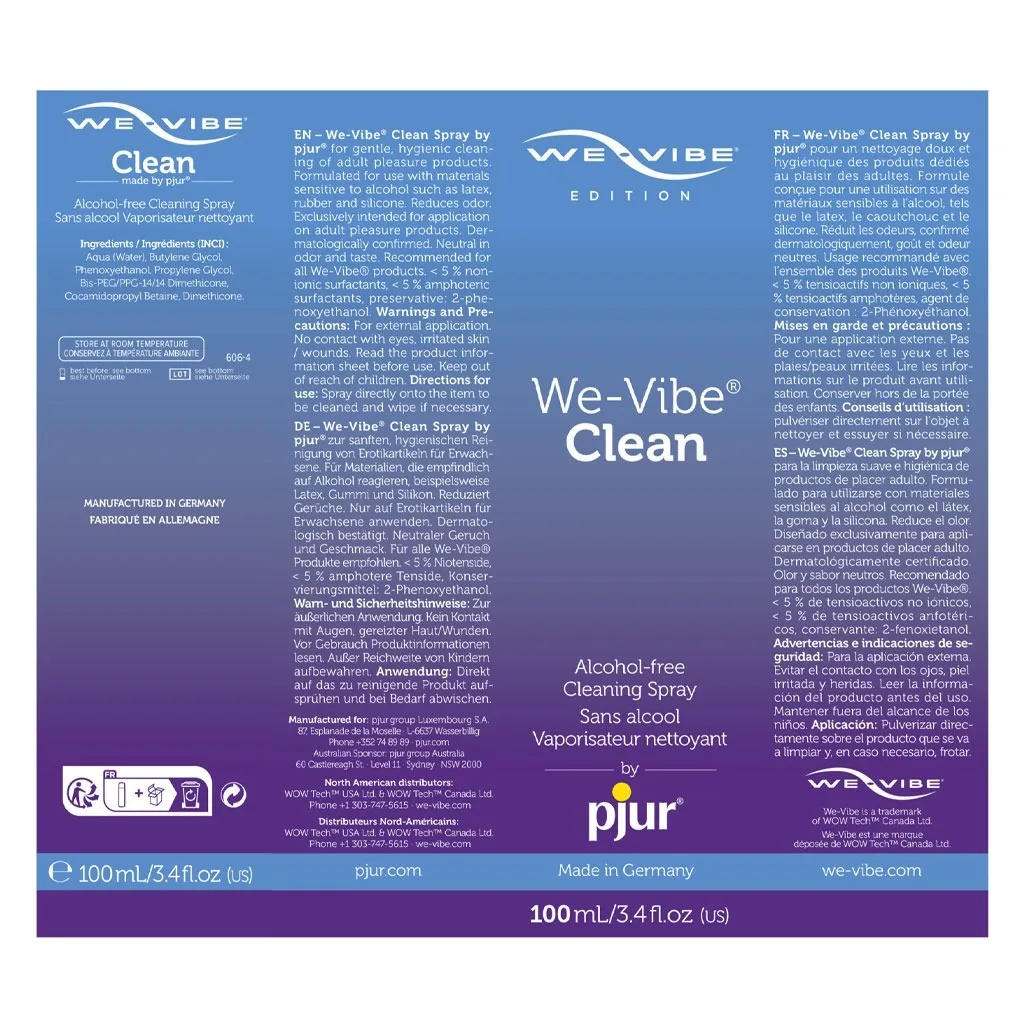 pjur toy cleaner voor wevibe sextoys