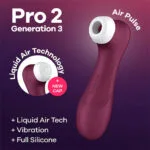 Satisfyer - Pro 2 Gen 3 Rood kopen