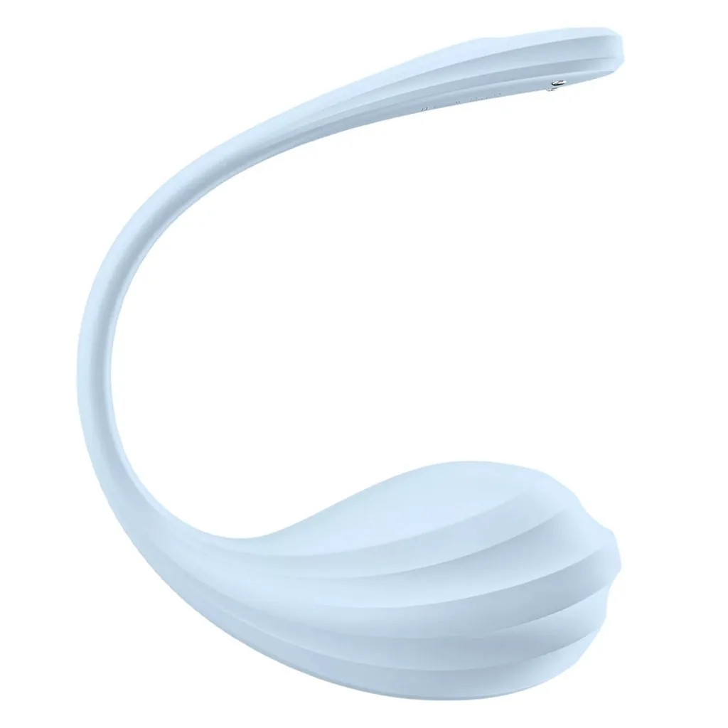 Satisfyer - Smooth Petal Vibratie Ei Lichtblauw zij