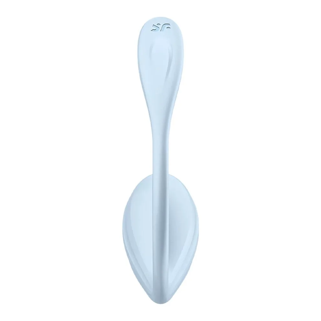Satisfyer - Smooth Petal Vibratie Ei Lichtblauw achter