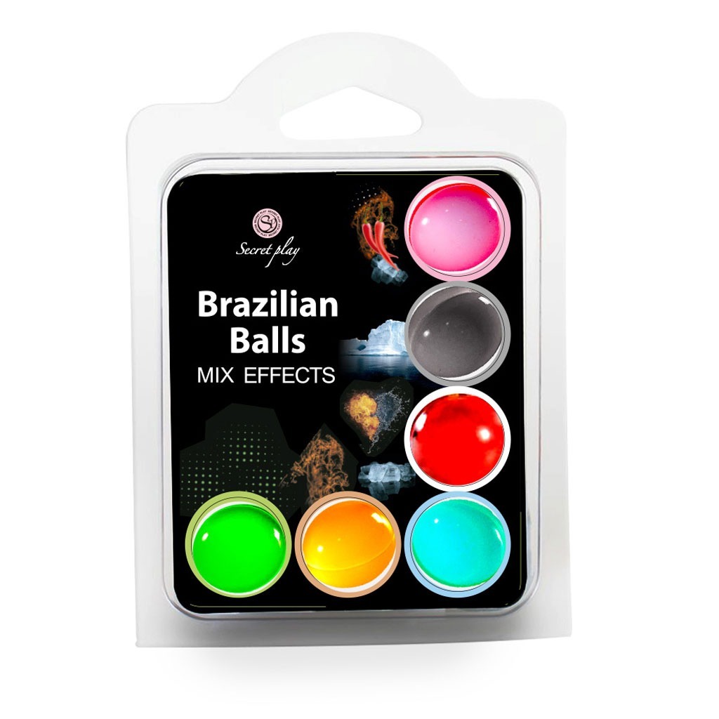 Secret Play – Brazilian Balls Mix Effects – 6 Stuks