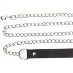 bdsm halsband met ketting