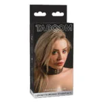 grote halsband voor slaven zwart