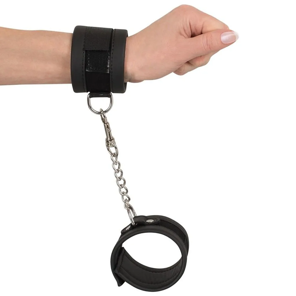 vegan zwarte handboeien