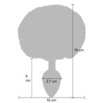 Toyjoy - Enchanting Bunnytail Buttplug Paars