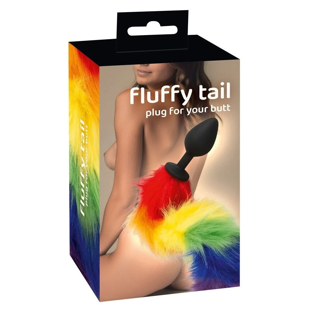 You2Toys - Fluffy Tail rainbow verpakking