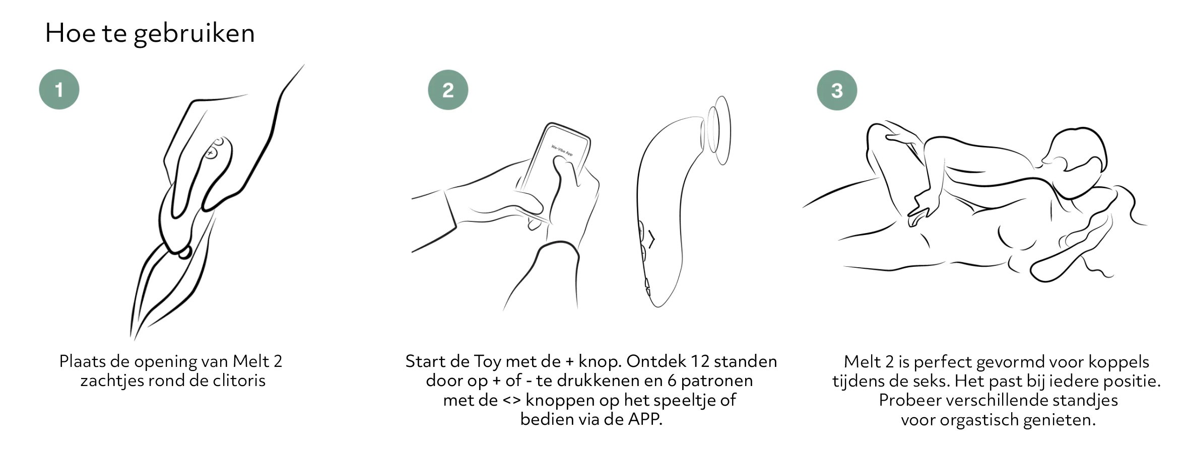 hoe gebruik je we-vibe melt 2 vibrator