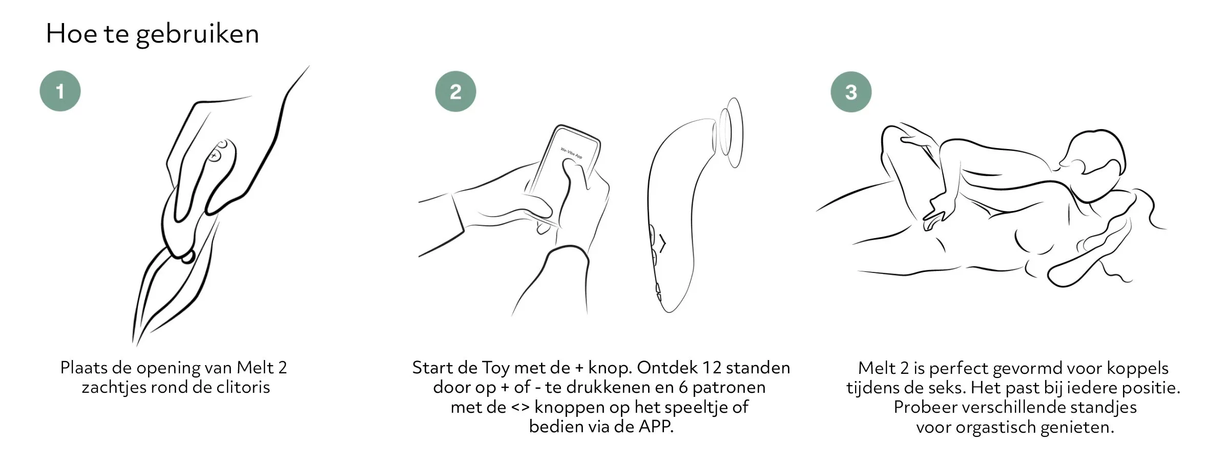 hoe gebruik je we-vibe melt 2 vibrator