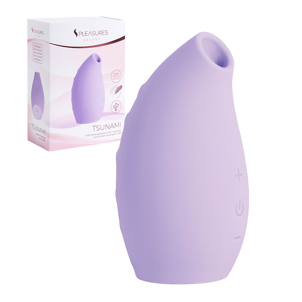 S Pleasures Tsunami – Luchtdruk vibrator Lila