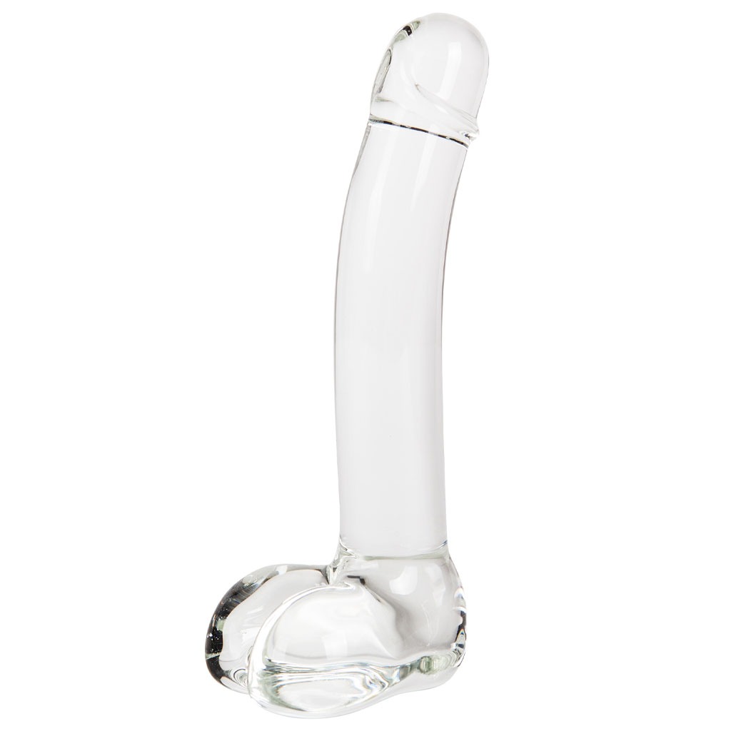 S Pleasures Crystal – Atlas Glazen Dildo met Ballen