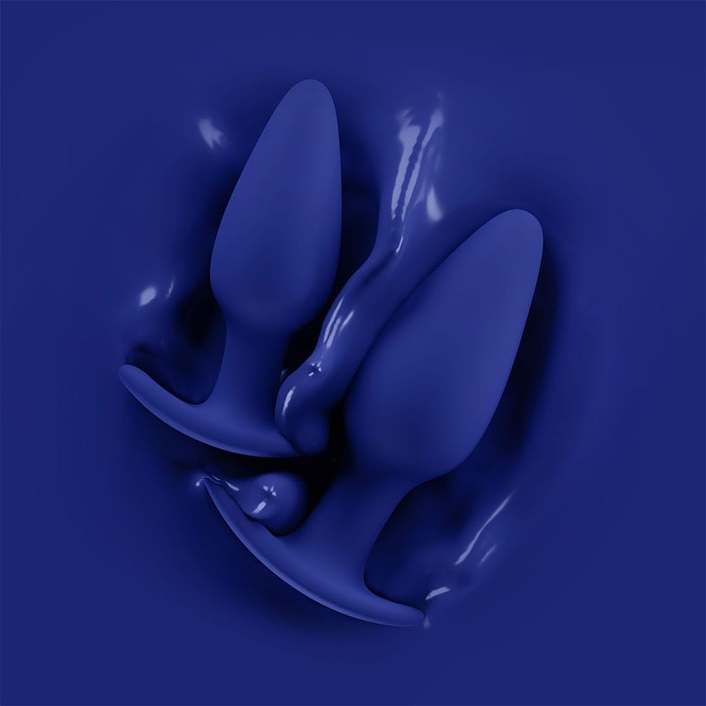 Biird regii buttplug set siliconen