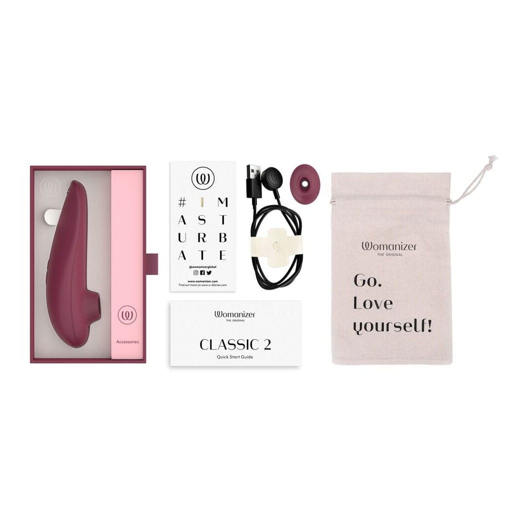 Womanizer - Classic 2 Rood inhoud doosje
