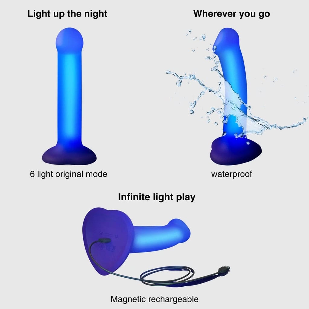 Strap-On-Me - Glow-LED Dildo informatie