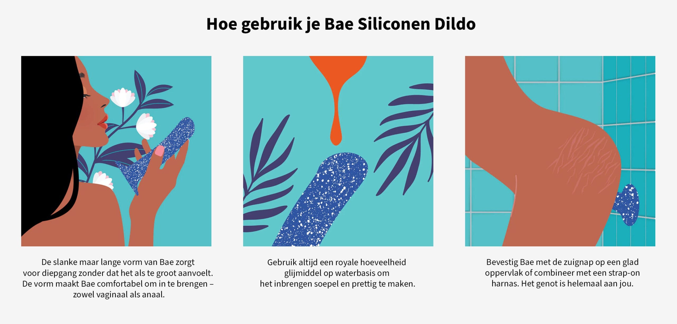Hoe gebruik je Biird Bae siliconen dildo met zuignap