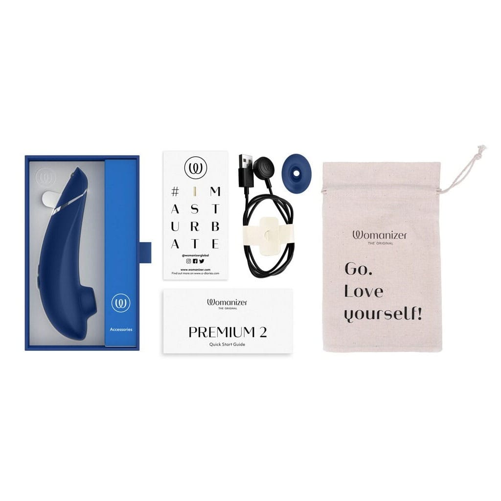 Womanizer - Premium 2 Blauw lader
