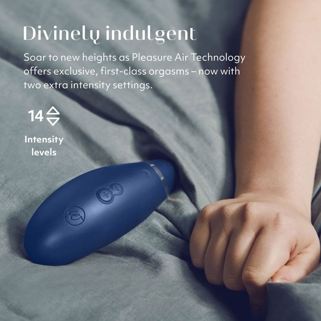 Womanizer - Premium 2 Blauw vibratiestanden