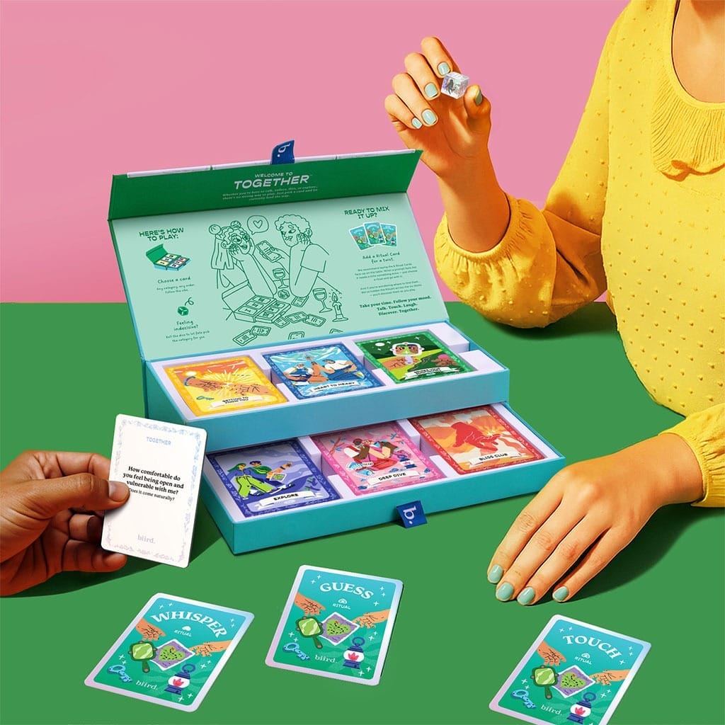 Biird together - spel voor samen kaarten en opdrachten