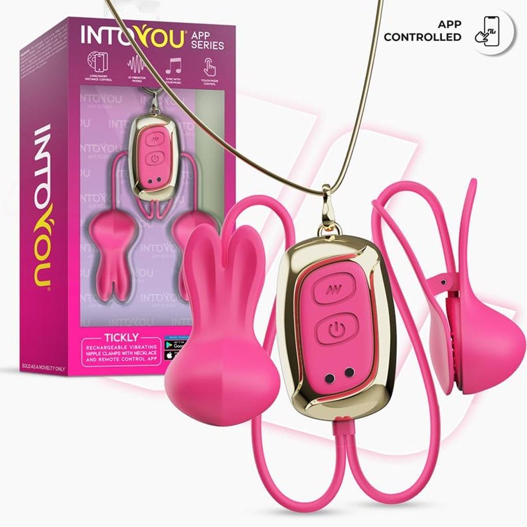Intoyou Tickly - vibrerende tepelklemmen kopen met app
