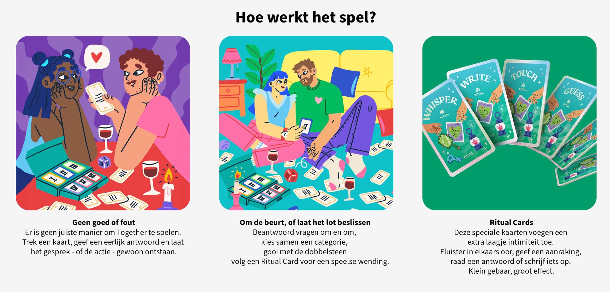 Biird together spel hoe werkt het