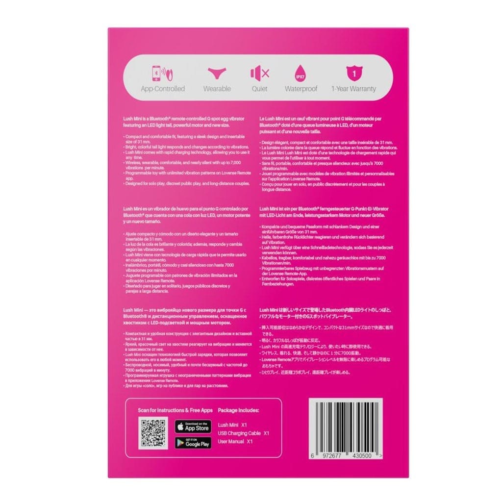 Lovense - Lush Mini gebruik
