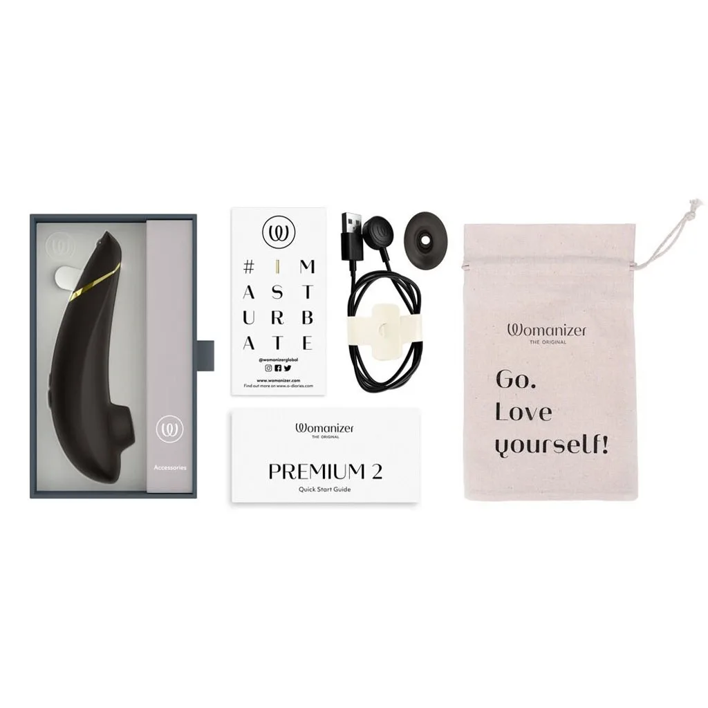 Womanizer - Premium 2 Zwart oplader