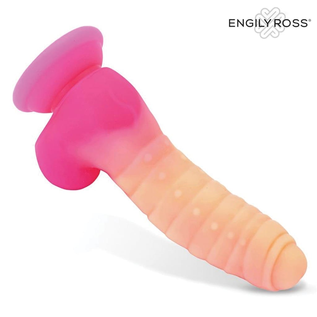Engily Ross – Scalidor Luminiscent Monster Dildo met Ballen ondersteboven