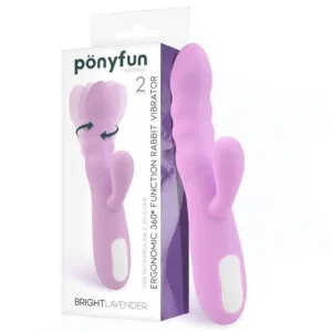 INTOYOU - Brightlavender Rabbit Vibrator met Rotatie