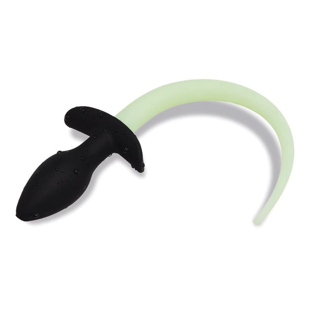 INTOYOU - Buttplug met Glow in the Dark Staart groen