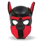 INTOYOU - Dog Mask Rood/Zwart voorkant