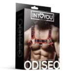 INTOYOU - Odiseo borstharnas voor mannen rood/zwart voorkant doos