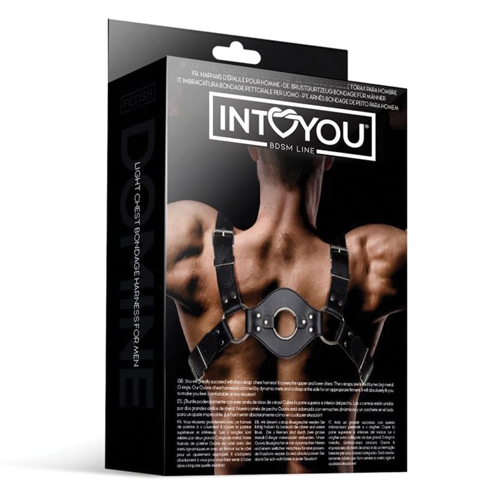 INTOYOU - Quovis Borstharnas voor Mannen Zwart gebruik