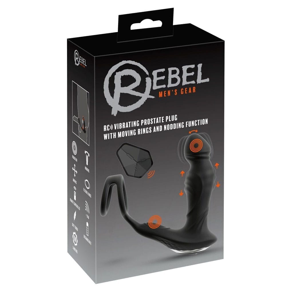 Rebel - Prostaat Vibrator met Bewegende Kop verpakking