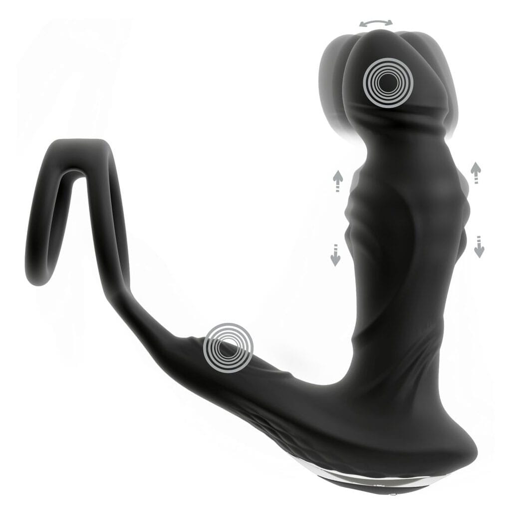 Rebel - Prostaat Vibrator met Bewegende Kop motoren