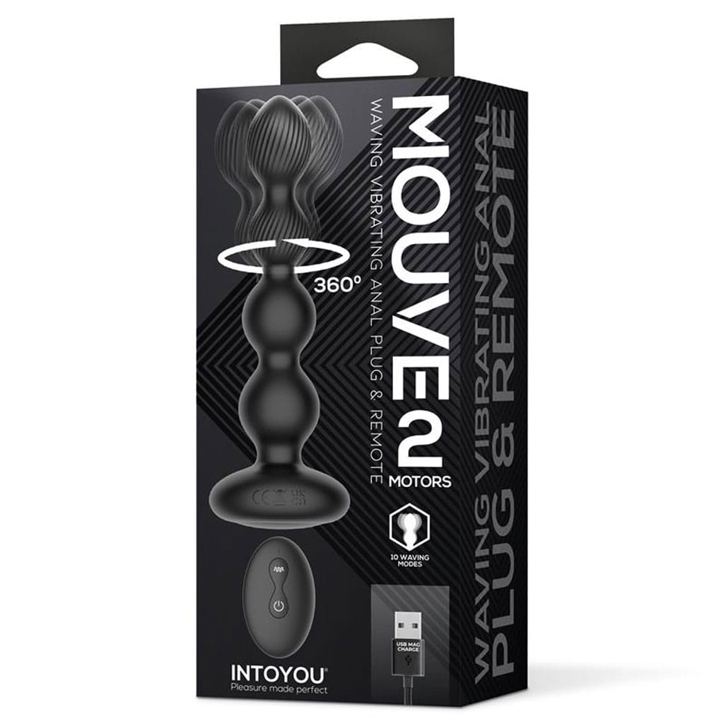 INTOYOU - Mouve Vibrerende en Roterende Anaalplug doosje