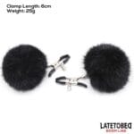 Latetobed - Puffy Tepelklemmen Zwart kopen