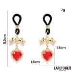 Latetobed – Tepelklemmen met Rood Hartje metingen