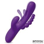 INTOYOU - Triya Flipping Tong Rabbit Vibrator met Anaalkralen trilling