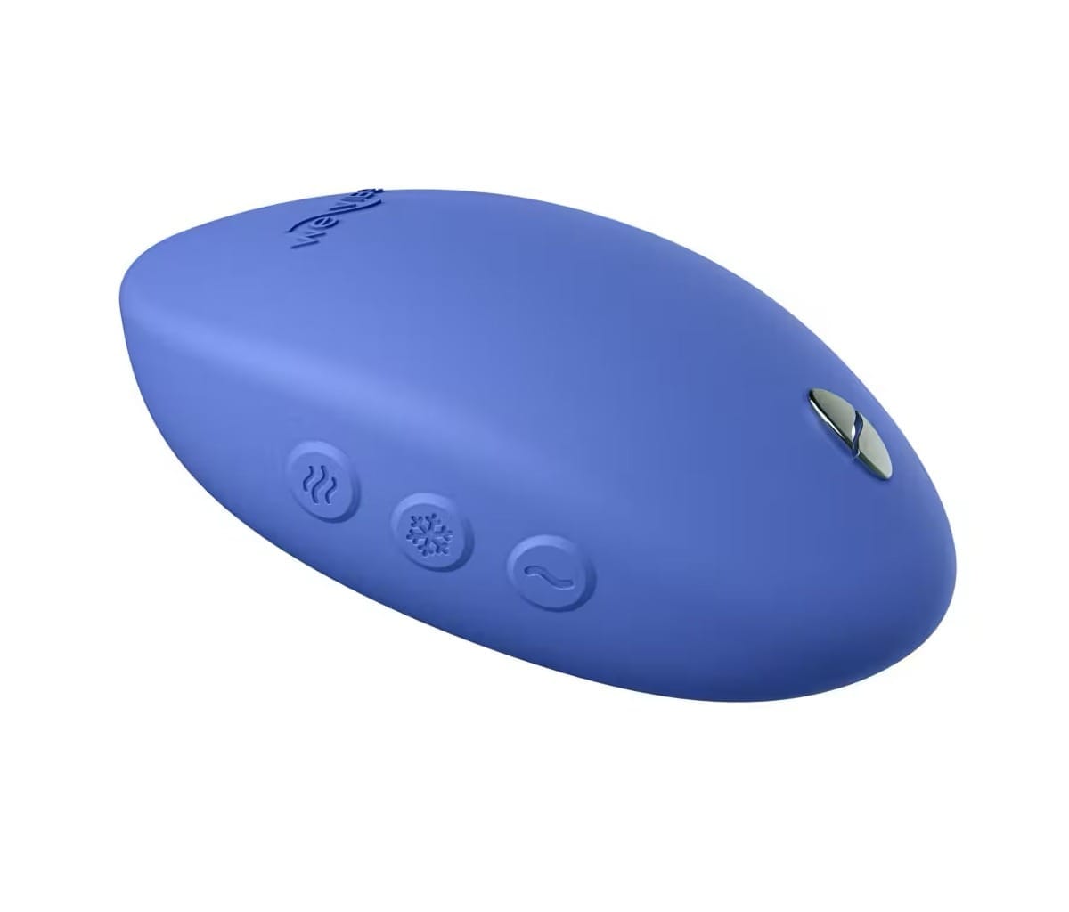 we-vibe temp blauw warm koud opleg vibrator zijkant