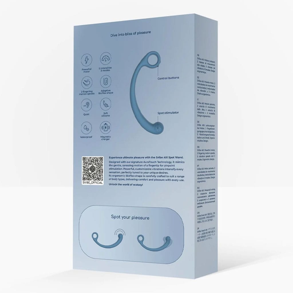 SVibe - Axi Snail Spot Wand Blauw info