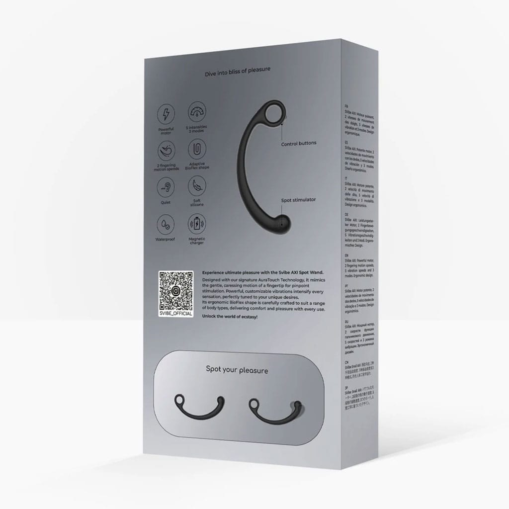 SVibe - Axi Snail Spot Wand Zwart info