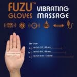 FUZU - Vibrerende Massagehandschoen Rechterhand - Medium maten