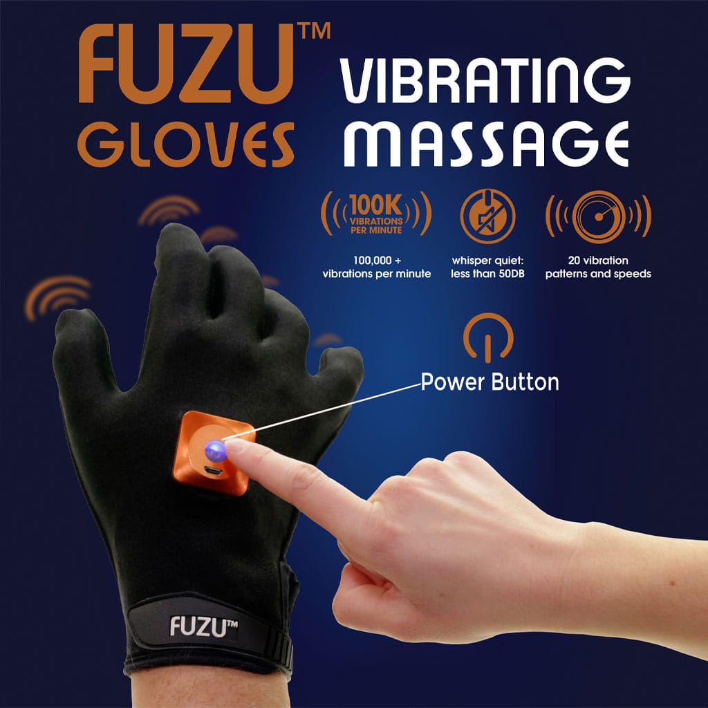 FUZU - Vibrerende Massagehandschoen Rechterhand - Medium kopen