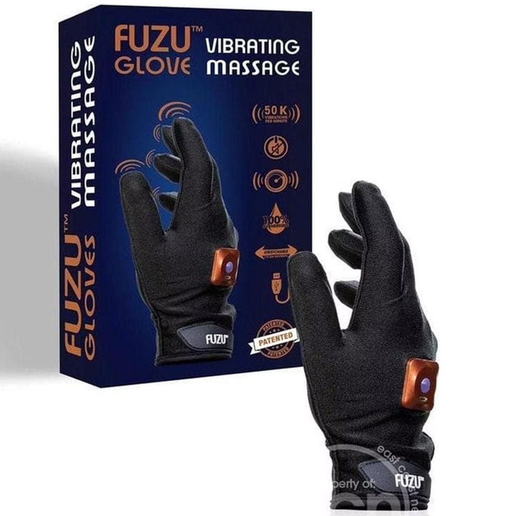 FUZU - Vibrerende Massagehandschoen Rechterhand - Medium info