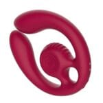 SVibe - Gizi Duo Snail Koppel Vibrator - Rood laden