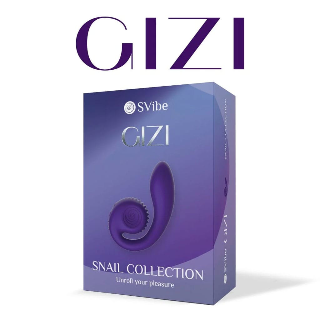 SVibe - Snail Gizi Dual G-Spot Vibrator - Paars verpakking