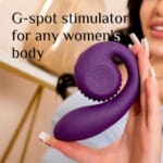 SVibe - Snail Gizi Dual G-Spot Vibrator - Paars gebruik