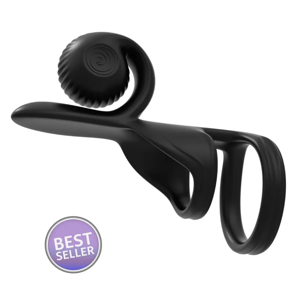 SVibe – Jovi Snail Koppel Cockring met Dubbele Stimulatie