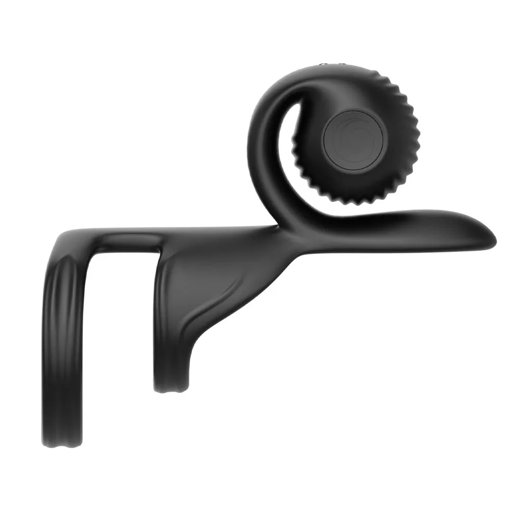 SVibe - Jovi Snail Koppel Cockring met Dubbele Stimulatie zijkant